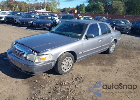2006 Mercury Grand Marquis Gs из США, поврежденный, VIN 2MEFM74V86X606653